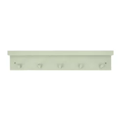 Scandi Living Perchero con estante Alley, Verde