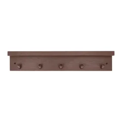 Online Scandi Living Perchero con estante Alley, Burdeos Rojo