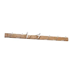 Best Essem Design Perchero con ganchos Tamburin 73,5 cm, Roble-blanco Marrón