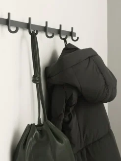 Clearance Relief Perchero con pomos large 123 cm, Gris