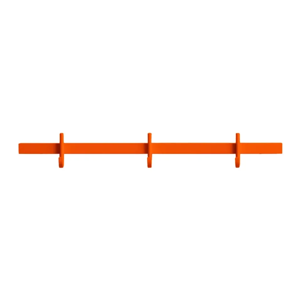 Hot Relief Perchero con pomos small 41 cm, Naranja
