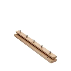 Best Fritz Hansen Perchero Cutter, Roble, 5 pomos Beige