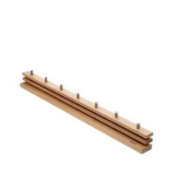 Online Fritz Hansen Perchero Cutter, Roble, 7 pomos Beige