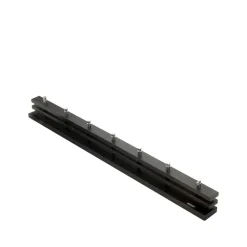 Hot Fritz Hansen Perchero Cutter, Roble, teñido en , 7 pomos Negro