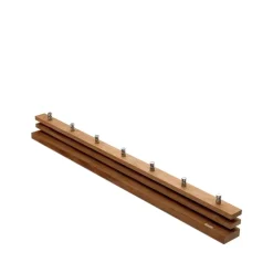 Discount Fritz Hansen Perchero Cutter, Teca, 7 pomos Marrón