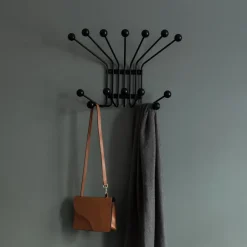 Maze Perchero de pared Bill L, Negro