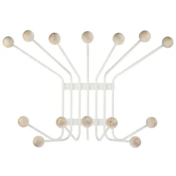 Hot Maze Perchero de pared Bill L, Blanco