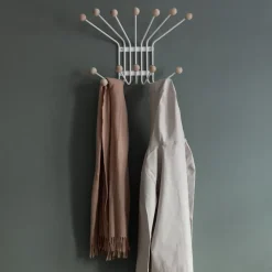 Hot Maze Perchero de pared Bill L, Blanco