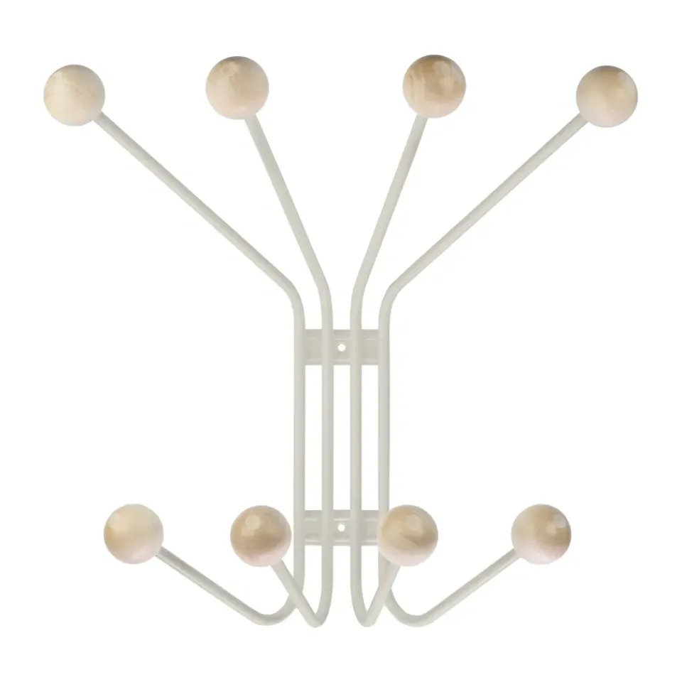Online Maze Perchero de pared Bill S, Greige Gris