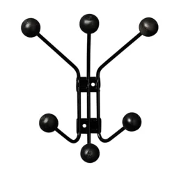 Maze Perchero de pared Bill XS, Negro