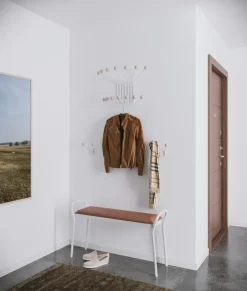 Discount Maze Perchero de pared Bill XXS, Greige Gris