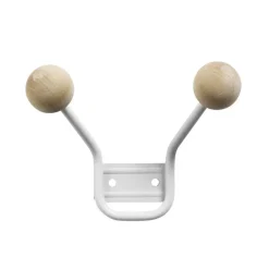 Hot Maze Perchero de pared Bill XXS, Blanco