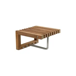 Fritz Hansen Perchero de pared Cutter mini , Teca Marrón