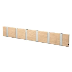 Hot LoCa Perchero de pared Knax 60 cm, roble enjabonado-gris MarrónGris