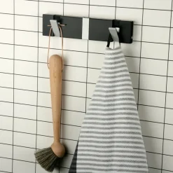 Sale LoCa Perchero de pared Knax 20 cm, Negro