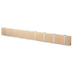 Outlet LoCa Perchero de pared Knax 80 cm, roble enjabonado-gris MarrónGris