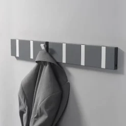 Outlet LoCa Perchero de pared Knax 80 cm, antracita-gris GrisNegro