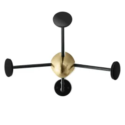 Online GUBI Perchero de pared Matégot, -latón Negro