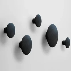 Best Muuto Perchero de pared The Dots, , extra pequeño Negro