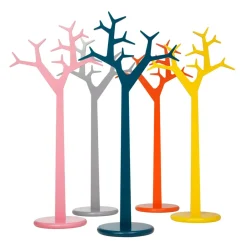 Swedese Perchero de suelo Tree, Roble lacado transparente Beige