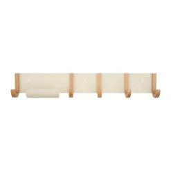 Hot Design Letters Perchero Jay 5 ganchos, Creamweiss-ek Blanco