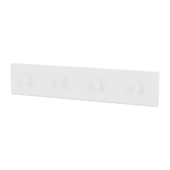 Hot Montana Perchero Coat Racks 4 ganchos, Snow Blanco