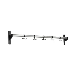 Essem Design Perchero Nostalgi, Aluminio, base negra Negro