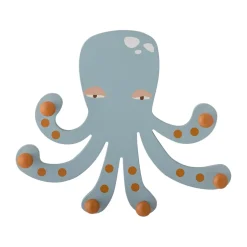 Best Bloomingville Perchero Oswall pulpo, 6 ganchos AzulMarrón