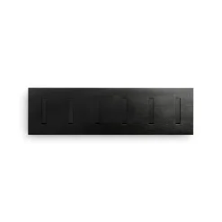 Ethnicraft Perchero Utilitile wall hanger, Lackad ek-black-large Negro