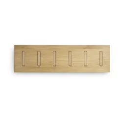 Outlet Ethnicraft Perchero Utilitile wall hanger, Lackad ek-large Marrón