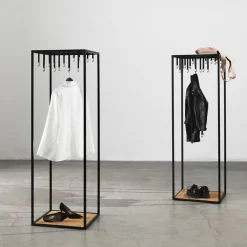Clearance Design House Stockholm Perechero Atelje, Negro