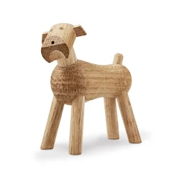Online Kay Bojesen Denmark Perro Tim de madera, roble claro Marrón