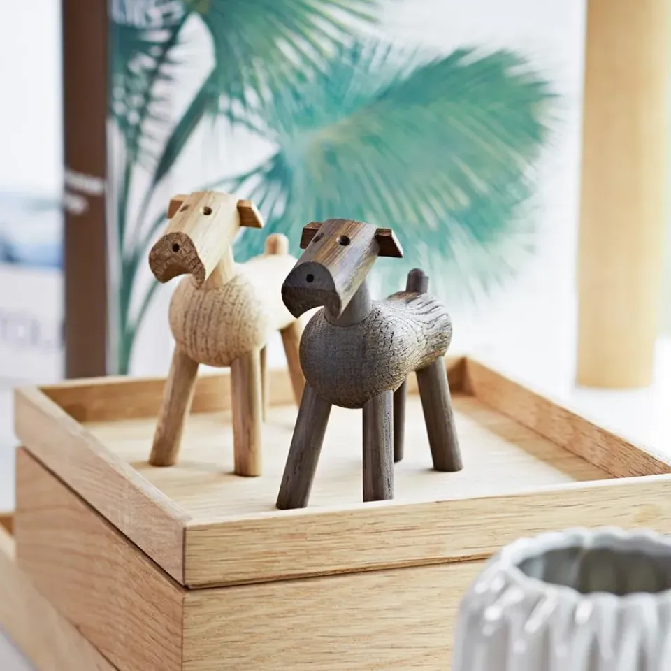 Online Kay Bojesen Denmark Perro Tim de madera, roble oscurecido Marrón