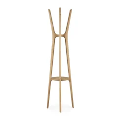 Online Ethnicraft PI perchero, Roble, 184 cm Beige