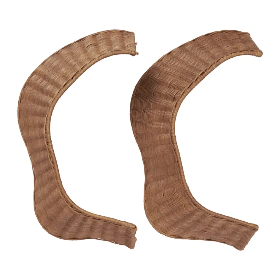 Clearance Ferm Living Pie de árbol Drape braided tree skirt, Natural Marrón