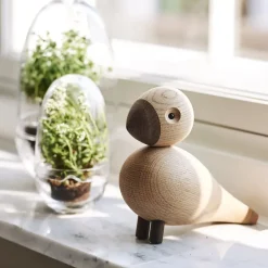 Best Kay Bojesen Denmark Pájaro Alfred de madera, roble Marrón