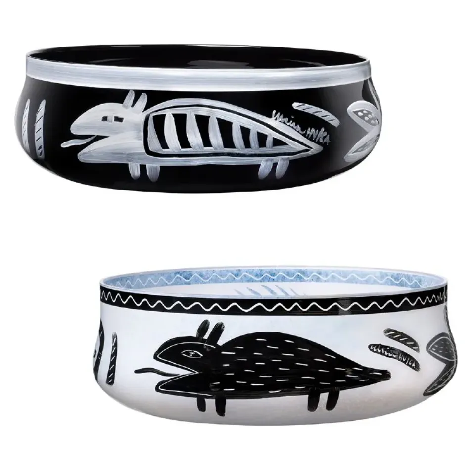 Sale Kosta Boda Plato Caramba, Blanco