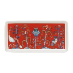 Hot Iittala Plato Taika 12x24 cm, Rojo