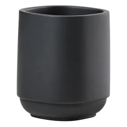 Zone Denmark Portacepillos de dientes Time 9,8 cm, Black Negro