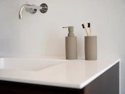 Zone Denmark Portacepillos de dientes Solo, Taupe Marrón