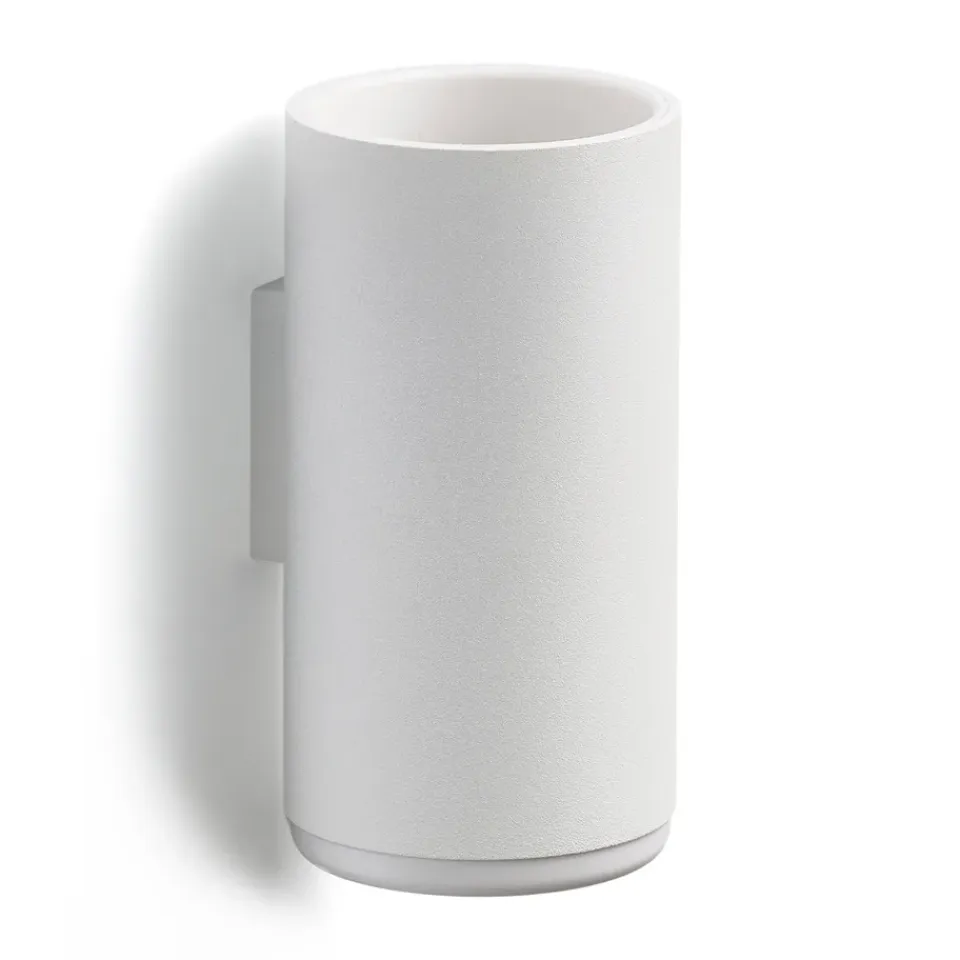 Hot Zone Denmark Portacepillos de dientes de pared RIM 13,6 cm, White Blanco