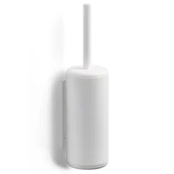 Best Zone Denmark Portaescobillas baño de pared RIM 38,2 cm, White Blanco