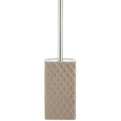Online Lene Bjerre Portaescobillas baño Portia, Marrón-plata Beige