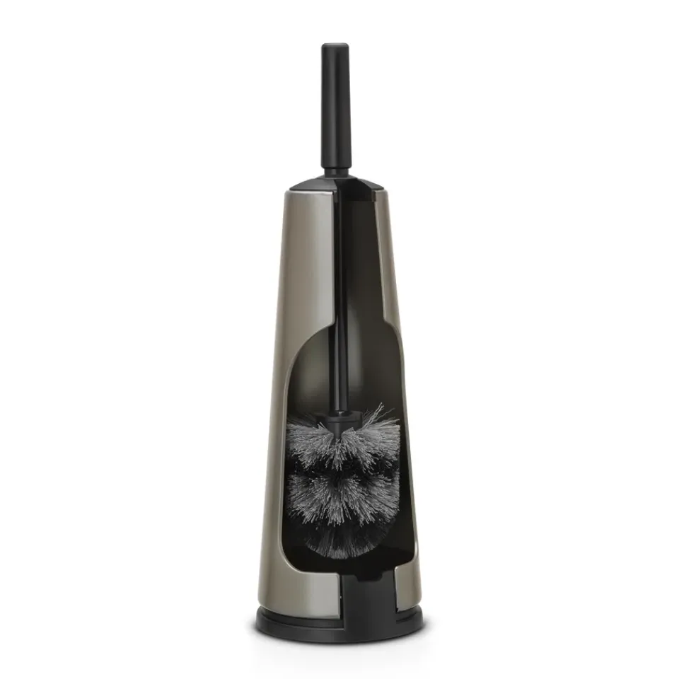New Brabantia Portaescobillas de inodoro ReNew , platino Marrón