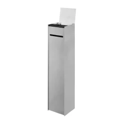 New Ferm Living Portarrollos de papel Sama, Brushed stainless steel Plateado