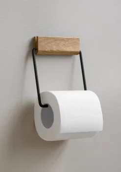 Online MOEBE Portarrollos para papel higiénico , Roble-negro Marrón