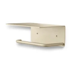 Outlet Ferm Living Portarrollos para papel higiénico Dora con estante, Cashmere Beige