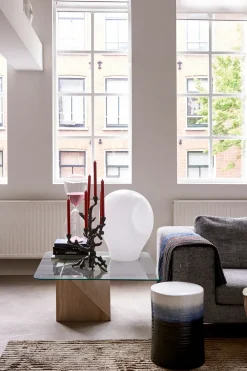 POLSPOTTEN Portavelas Apple tree L 53 cm, oscuro Gris