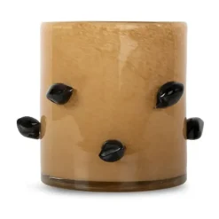 New Byon Portavelas Arlo M Ø15 cm, Beige-negro BeigeNegro
