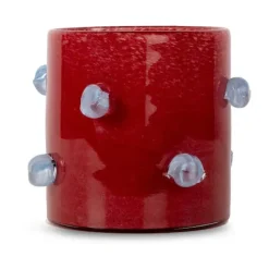 Hot Byon Portavelas Arlo M Ø15 cm, Burdeos-azul claro RojoAzul